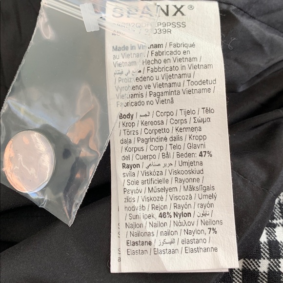 SPANX Ponte Plaid Jacquard Lady Jacket - Picture 14 of 16